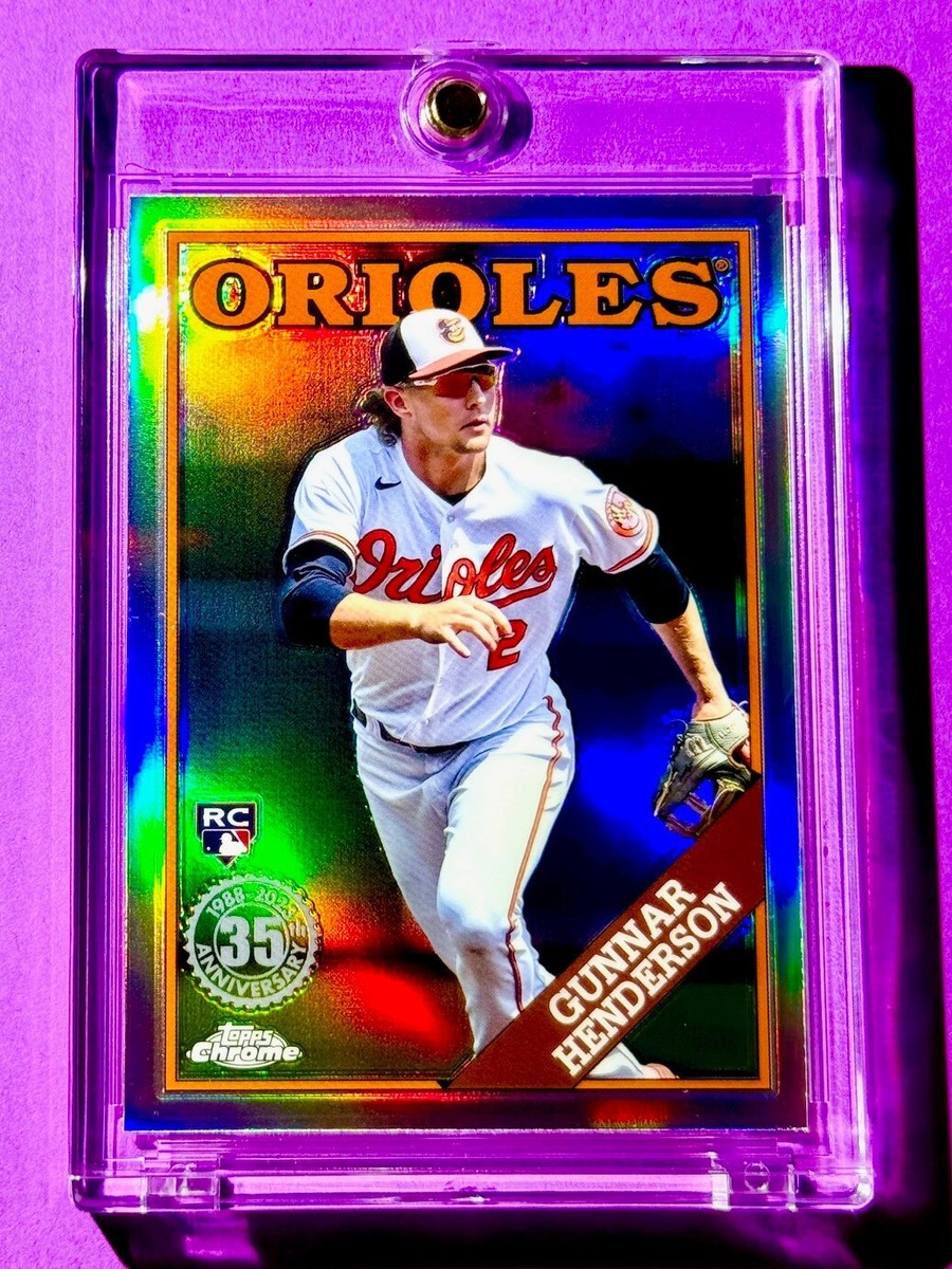 Gunnar Henderson RARE MINT SILVER REFRACTOR ROOKIE CARD