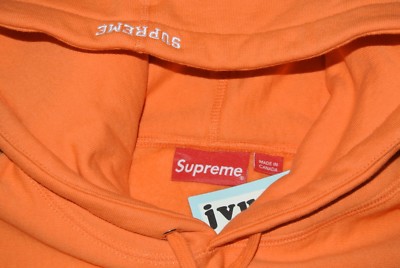 NEW SUPREME FW17 TONAL S LOGO HOODED SWEATSHIRT MEDIUM BRIGHT