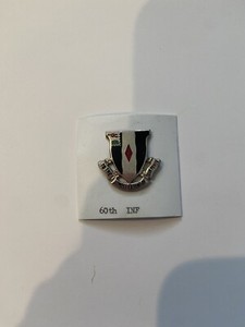 US Military Army, 60th Infantry Regiment Crest Pin