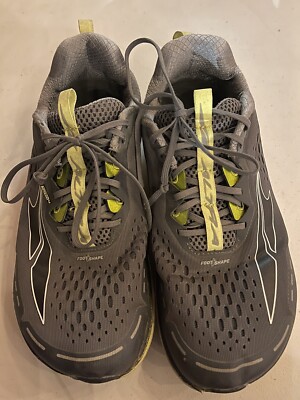 Altra Torin 4 Running Shoes ALM1937F232 Gray W/neon Yellow  display picture 3