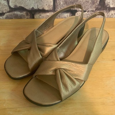 champagne colored sandals