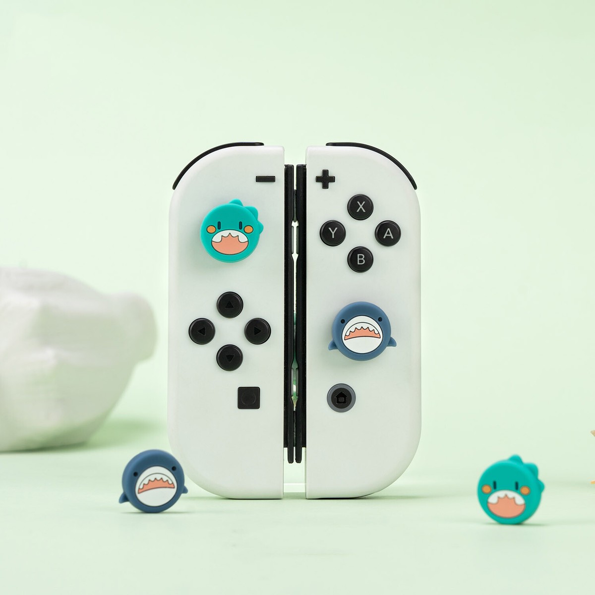 GeekShare Shark Thumb Grip Caps for Nintendo Switch/Switch OLED/Switch Lite