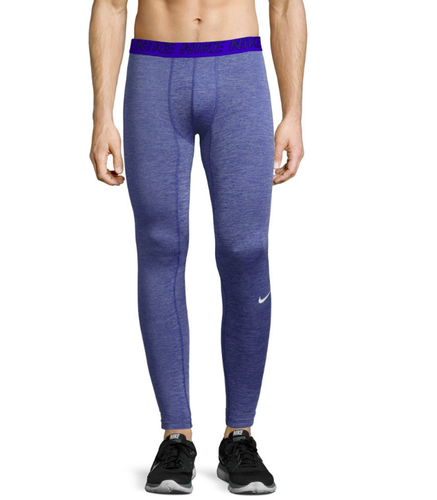Blue Heathered Base Layer Tights 