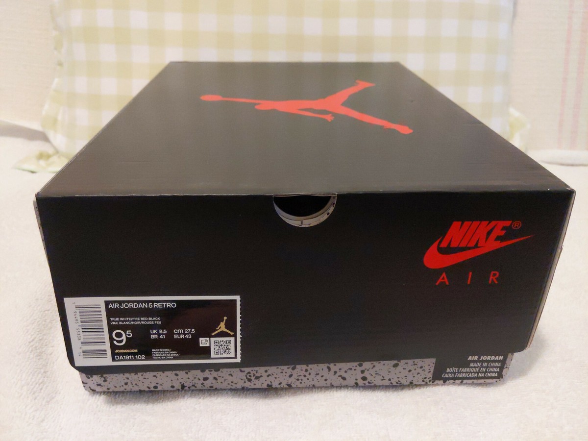 Air Jordan 5 Retro Fire Red White Black AJ5 AJV DA1911 102 Air Jordan 5 Retro Fire Red White Black AJ5 AJV DA1911 102