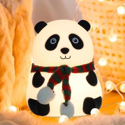 Panda Silicone Night Light for Kids, (Panda Night LAMP)