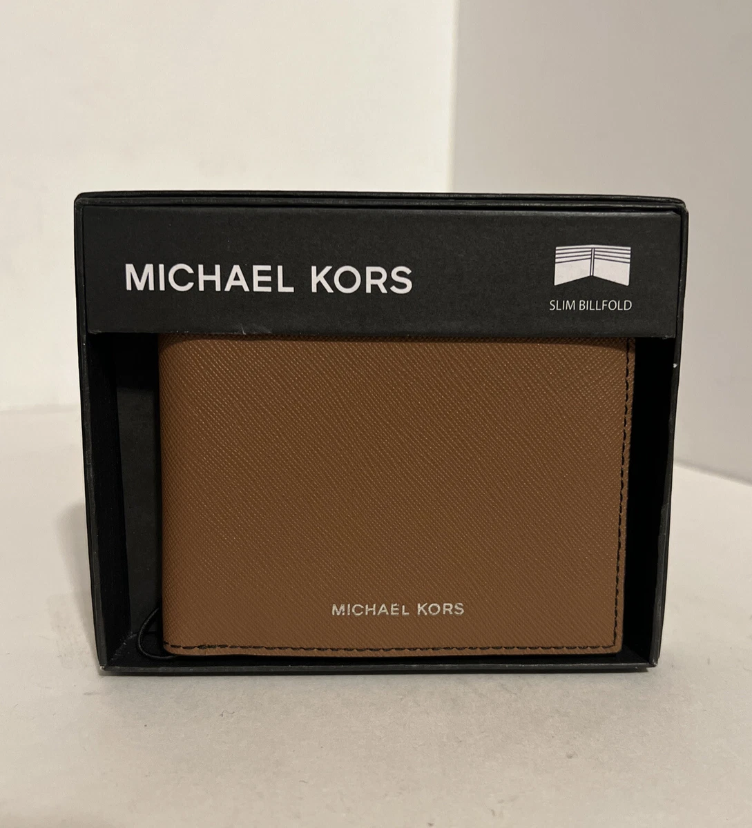 Michael Kors Mens Bi-fold Wallet Luggage 86F2SANF5V | eBay