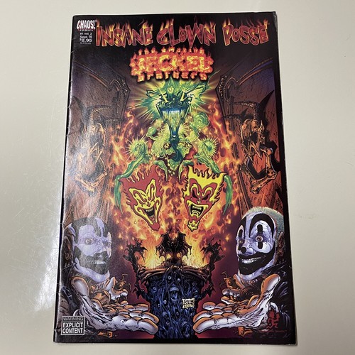 INSANE CLOWN POSSE COMIC BOOK  THE AMAZING JECKEL BROS SEPT 99 #1 VOL 2 ICP - Picture 1 of 8