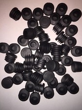 50x Handle Bar End Caps - Robust Plastic Barend Plugs for Bike / Scooter Grips