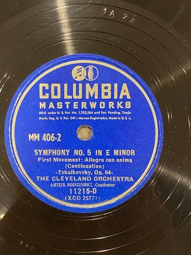 RODZINSKI, TCHAIKOVSKY Symphony #5 in E Minor Cleve. Orch 1940s 5 Rec. 78s M-406 - Picture 8 of 24