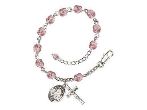 TÚ ELIGES Pulsera Rosario Mujer Santa Plata Bienaventuranza Junio Piedra Natal NUEVO - Imagen 65 de 140