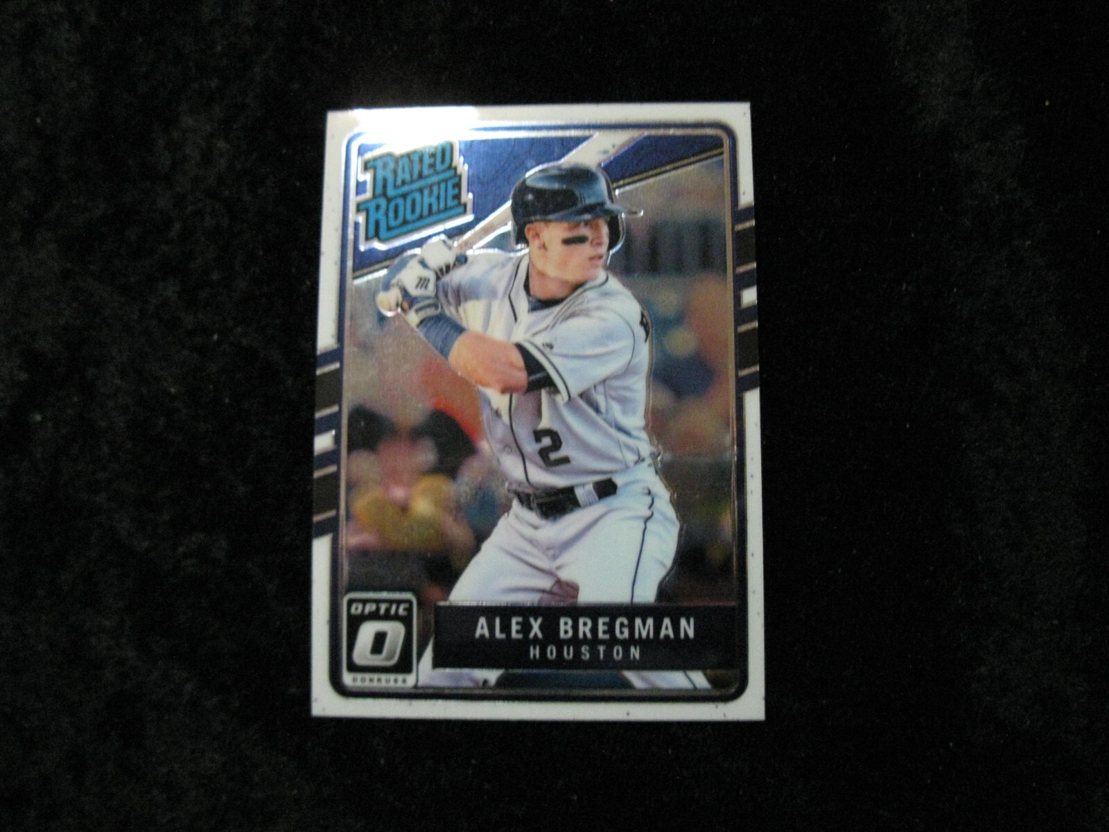 ALEX BREGMAN 2017 Donruss Optic SILVER PRIZM HOLO Rated Rookie RC #43 ASTROS