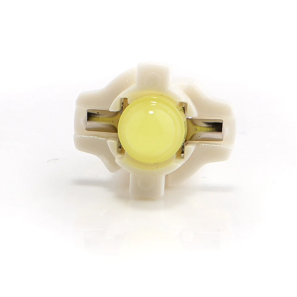 100Pcs T5 COB B8.3D 1-SMD LED Instrument Panel Lights Wedge Car Dashboard Bulb - Image 4 of 4