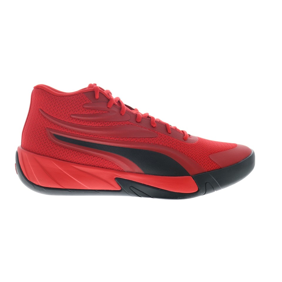 Puma Court Pro 31082902 Mens Red Mesh Athletic Basketball Shoes eBay