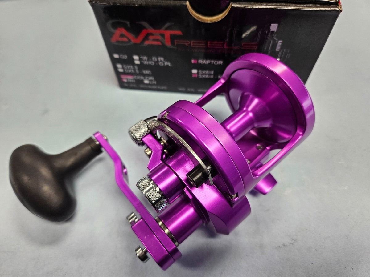 Avet SX 6/4 MC Raptor 2-speed Lever Drag Casting Reel Blue for