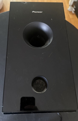 PIONEER AUDIO MULTI-CHANNEL RECEIVER SUBWOOFER MODEL SX-SW570 UNTESTED
