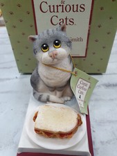 Comic and Curious Cats Figurine : A24899 BACON BUTTY Figurine - Retired Piece