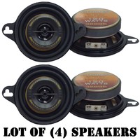 Lot Of (4) Pyramid 328gs 3.5 120 Watts Two-way Speakers, 4 Ohm Impedance on sale Lot Of (4) Pyramid 328gs 3.5 120 Watts Two-way Speakers, 4 Ohm Impedance on sale