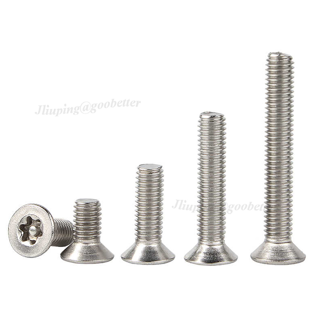 A2 Stainless Steel 6 Lobe Pin Torx Security Screws M2 to M12 Sizes