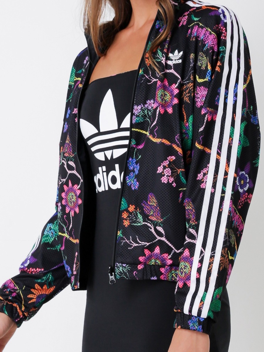 Adidas Women's FLORAL Track S Jacket Reversible Garden Adidas Women's FLORAL Track S Jacket Reversible Garden