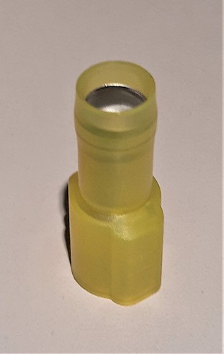 10 Pieces of 3M 73M-250-32-NBL / Waytek 32714 Male Quick Connect for 12-10 AWG - Picture 3 of 5