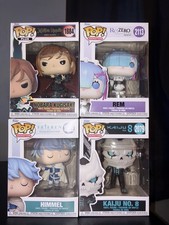 Anime Funko Pop bundle (Nobara Kugisaki, Himmel, Rem, Kaiju no. 8)