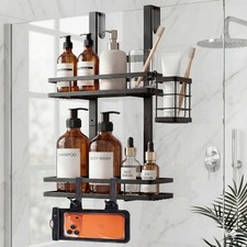 Over the Door Shower Caddy Hanging, Rustproof Shower Shelves