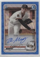 2020 Bowman Draft Chrome Picks Blue Wave Refractor 53/150 Ryan Murphy Auto w5p