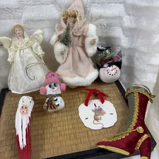 Lot Of Assorted Christmas Decor