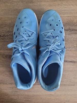 Nike Zoom HyperQuickness 3 Size 17.5 Mens Light Blue 2015 812976-410 Sneakers