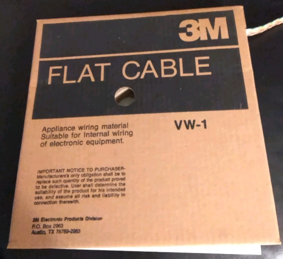 PAR TRANÇADO CABO PLANO 3M 28 AWG ENCALHADO PVC 3M -1700/10 100 PÉS CAIXA NOVO - Imagem 3 de 4