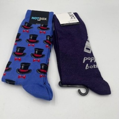Hot Socks Party Crew Socks Casual / Dress Socks Mens Size 10-13 NWT