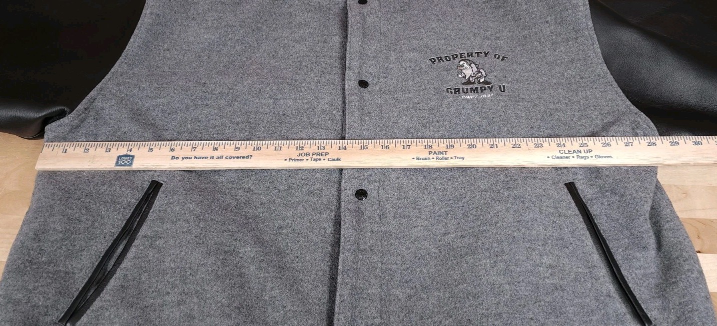 Disney Store Exclusive Grumpy Jacket Gray Black W… - image 8