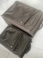 Set of 2 Antler Super Light Fabric Suitcases Large And Cabin Size