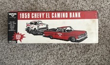 WIX FILTERS 1959 CHEVY EL CAMINO RED DIE CAST BANK ERTL COLLECTIBLE NEW NIB 1:25