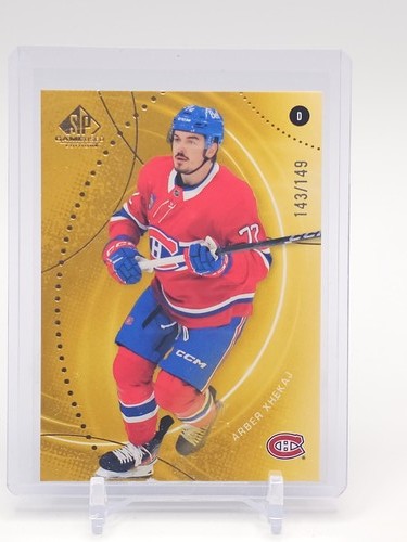 ARBER XHEKAJ 2025-26 SP GAME USED GOLD #17 CANADIENS /149 Q1772