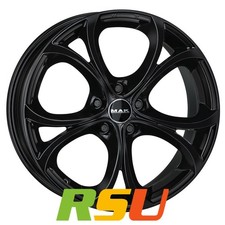 MAK Lario gloss black 7.5x17" ET31 LK5 110 ML 65.1 Alufelgen 17 Zoll
