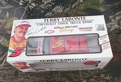 1/25 Die-cast Terry Labonte Chevrolet Tahoe Truck Bank Kellogg's Collection Z3 - Picture 2 of 8