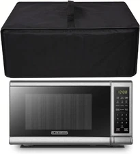 0.7 Cu.Ft Microwave Ovens Dust Cover,600D Nylon Waterproof,Comaptible with BLACK