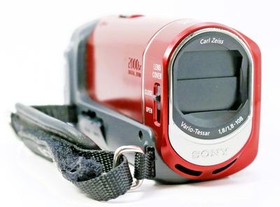 Sony Handycam DCR-SX41 Red 8GB Camcorder – 60x Carl Zeiss Zoom
