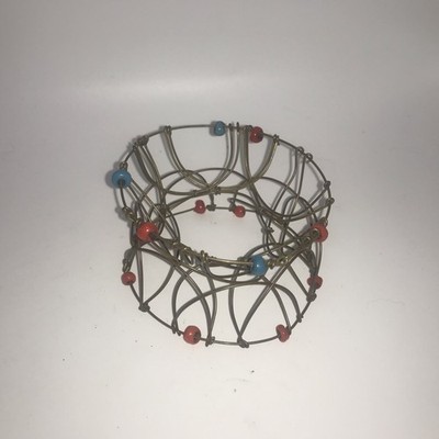 Vintage Wire Mandala Beaded Stress Relief Meditation Fidget Toy Changes Shapes