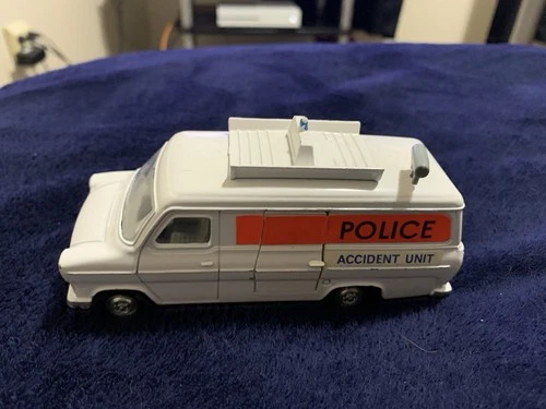 Vintage Dinky Toys Ford Transit Police Accident Unit Van Diecast Made in England