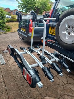 Maypole BC3024 tow Bar Mounted 4 Bike Carrier Platform Cycle Rack With Tilt