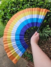 Aroace Pride Flag Hand Fan, LGBTQA, Pride Month, Queer