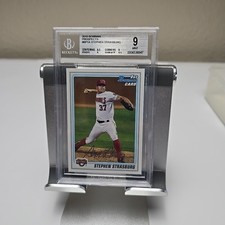 Stephen Strasburg 2010 1st Bowman Prospects Original Rookie RC - BGS 9 MINT