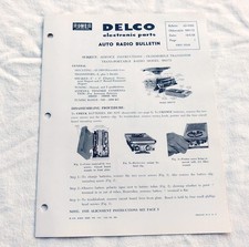 1959 Oldsmobile Super 88 98 Original Gm Auto-portable Radio Service Info 59 Nos