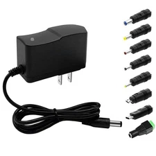 5Volt 2a DC Power Supply Adapter AC 100V-240V to 5 Volt 2Amp 1A 1.5A Black 