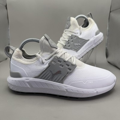 PUMA IGNITE ARTICULATE 376078-01 Golf Shoes Mens US 7 White Gray Spiked
