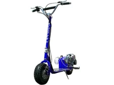 MotoTec Dirt Dog ScooterX Gas Scooter 49cc Blue Gas Scooter Fun Ride