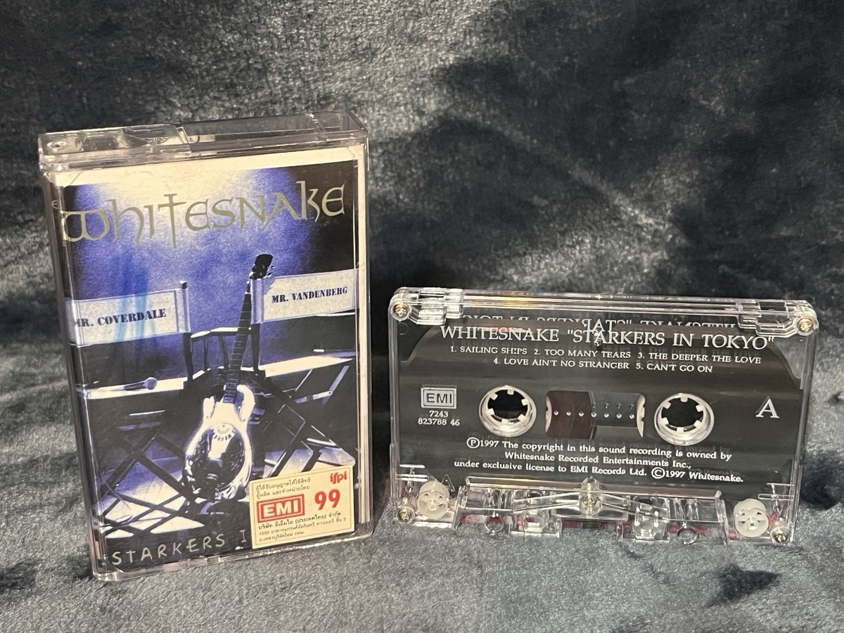 Acoustic Rock 90s Live Whitesnake Starkers In Tokyo Cassette Tape