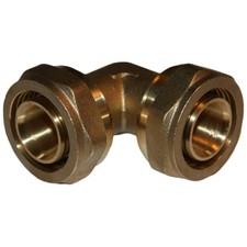1" PEXworx Pex-Al-Pex Compression Elbow Brass Fitting